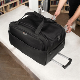 Σέτ μικρό μεσαίο Σακβουαγιάζ ταξιδίου με ρόδες τροχοτσάντα Cardinal 620+630 μαύρο