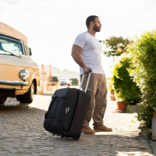 Σακβουαγιάζ ταξιδίου καμπίνας με ρόδες 46,6 Λίτρα (τροχοτσάντα) Cardinal 620 μαύρο