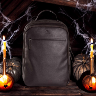 Earth-20-104, Δερμάτινο Σακίδιο Πλάτης Σκούρο Καφέ