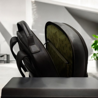 Earth-20-104, Δερμάτινο Σακίδιο Πλάτης Σκούρο Καφέ