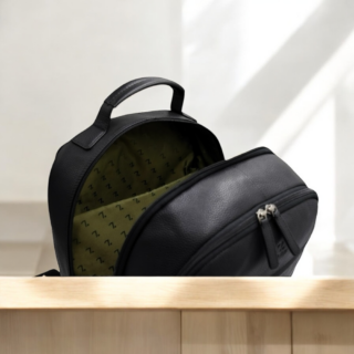 Earth-20-104, Δερμάτινο Σακίδιο Πλάτης Μαύρο