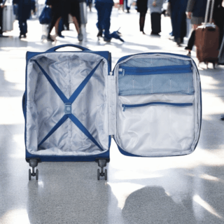 Delsey Βαλίτσα καμπίνας expandable 55cm Optimax Blue