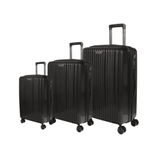 Βαλίτσες Σκληρές Άθραυστες με Επέκταση (σέτ 3 τεμαχίων) Cardinal (PP) 2018 μαύρο
