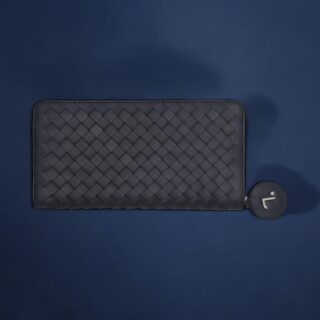 Orion-75-017, Γυναικείο Δερμάτινο Πορτοφόλι Μπλέ