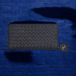 Orion-75-017, Γυναικείο Δερμάτινο Πορτοφόλι Μπλέ