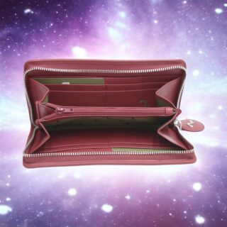 Orion-75-017, Γυναικείο Δερμάτινο Πορτοφόλι Κόκκινο