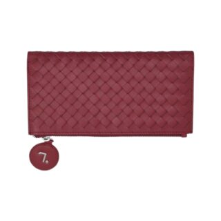 Orion-75-020, Γυναικείο Δερμάτινο Πορτοφόλι Κόκκινο