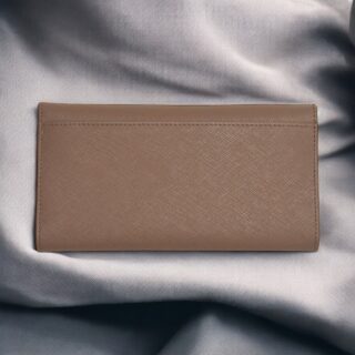 Saturn-75-018, Γυναικείο Δερμάτινο Πορτοφόλι Μπέζ