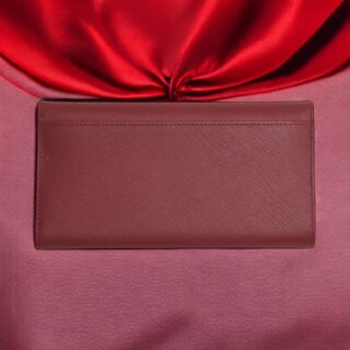 Saturn-75-018, Γυναικείο Δερμάτινο Πορτοφόλι Κόκκινο