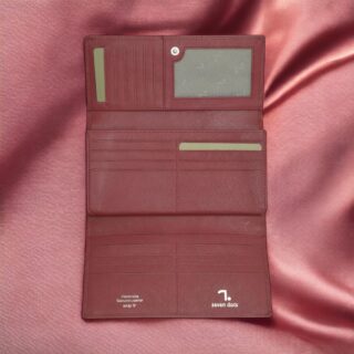 Saturn-75-018, Γυναικείο Δερμάτινο Πορτοφόλι Κόκκινο