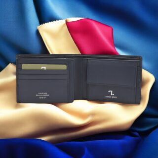 Orion-70-001, Δερμάτινο Πορτοφόλι Μπλέ