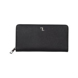 Saturn-75-017, Γυναικείο Δερμάτινο Πορτοφόλι Μαύρο