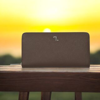 Saturn-75-017, Γυναικείο Δερμάτινο Πορτοφόλι Μπέζ