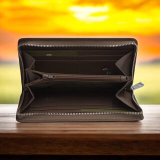 Saturn-75-017, Γυναικείο Δερμάτινο Πορτοφόλι Μπέζ