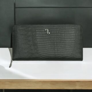 Venus-75-017, Lizard print, Γυναικείο Δερμάτινο Πορτοφόλι Πράσινο