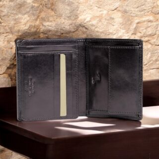 Mercury-71-010, Δερμάτινο Πορτοφόλι Μαύρο