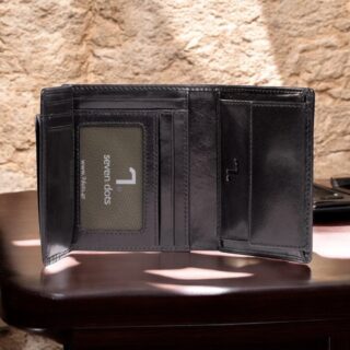 Mercury-71-010, Δερμάτινο Πορτοφόλι Μαύρο