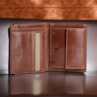 Mercury-71-010, Δερμάτινο Πορτοφόλι Κονιάκ