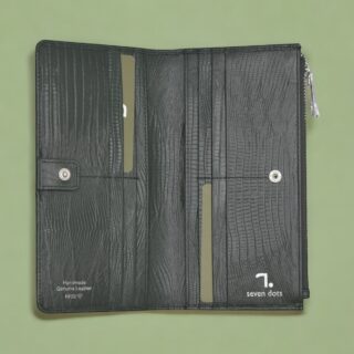 Venus-75-020, Lizard print, Γυναικείο Δερμάτινο Πορτοφόλι Πράσινο