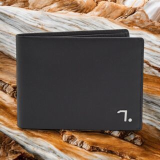 Saturn-70-001, Δερμάτινο Πορτοφόλι Μαύρο