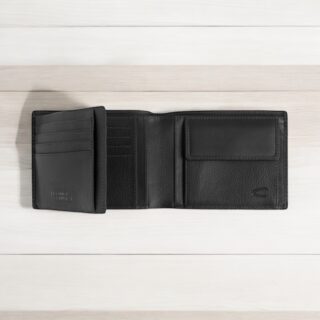 Camel Active Atlanta Πορτοφόλι Πλάγιο Μαύρο