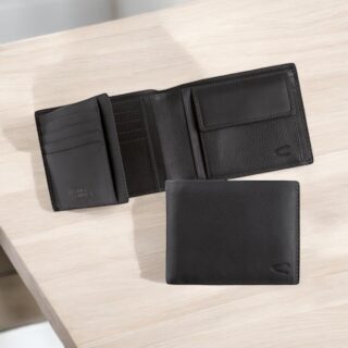 Camel Active Atlanta Πορτοφόλι Πλάγιο Μαύρο