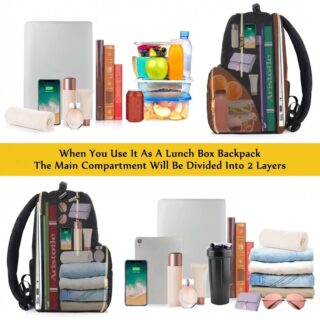 Γυναικείο Σακίδιο Γεύματος Ισοθερμικό 15,6″ Laptop 25L Matein 1341 μαύρο