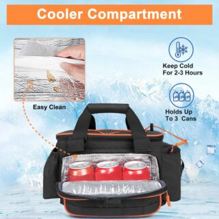 Τσάντα Ψαρέματος, Πεζοπορίας , Πικνίκ, Κάμπινγκ Ισοθερμικό 18L Matein 6064 μαύρο