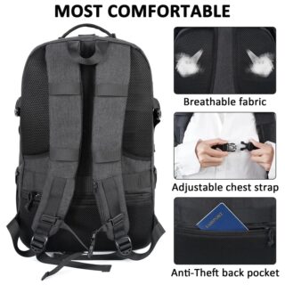 Σακίδιο πλάτης Military 32L 17,3” Matein 6056 μαύρο