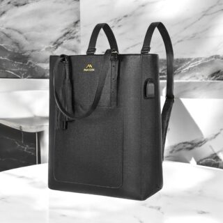 Γυναικείο Σακίδιο πλάτης & Τσάντα Χειρός Laptop 16L Matein 1404 μαύρο