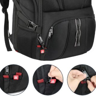 Σακίδιο πλάτης Ταξιδιού 45L Laptop 17,3” Matein 1211 μαύρο