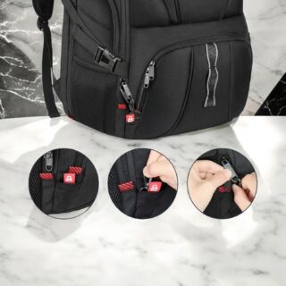 Σακίδιο πλάτης Ταξιδιού 45L Laptop 17,3” Matein 1211 μαύρο