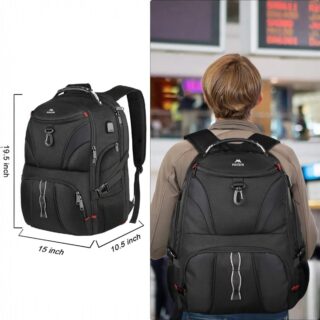 Σακίδιο πλάτης Ταξιδιού 45L Laptop 17,3” Matein 1211 μαύρο