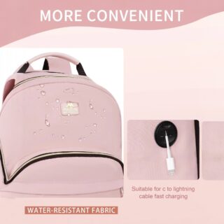 Γυναικείο Σακίδιο πλάτης 17.3″ Laptop 35L Matein 1418 ροζ