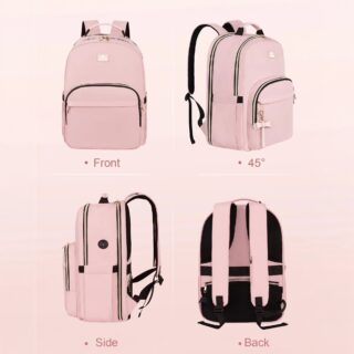 Γυναικείο Σακίδιο πλάτης 17.3″ Laptop 35L Matein 1418 ροζ