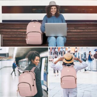 Γυναικείο Σακίδιο πλάτης 17.3″ Laptop 35L Matein 1418 ροζ