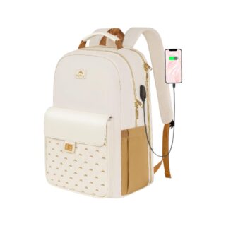 Γυναικείο Σακίδιο πλάτης 17.3″ Laptop 35L Matein 1426 μπεζ