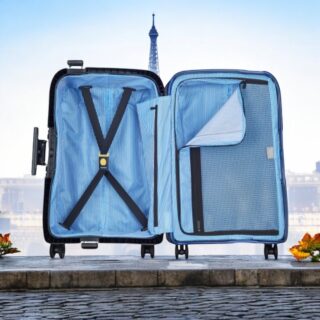 Delsey Moncey Βαλίτσα Καμπίνας 55cm Μαύρη