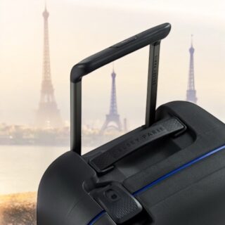 Delsey Moncey Βαλίτσα Καμπίνας 55cm Μαύρη