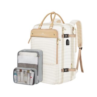 Σακίδιο πλάτης Travel Carry on 52L Laptop 17.3” Matein 6131 μπεζ