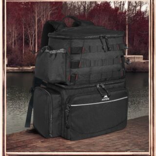 Σακίδιο πλάτης Ψαρέματος, Πεζοπορίας , Πικνίκ, Κάμπινγκ Ισοθερμικό 26L Matein 6057 μαύρο