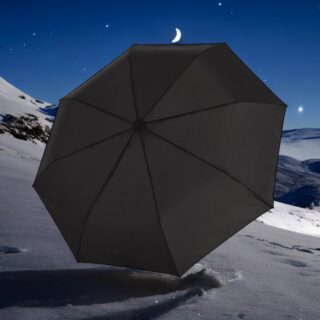 Knirps A.400 XXL Μαύρη Ομπρέλα Αυτόματη Άνοιγμα Κλείσιμο