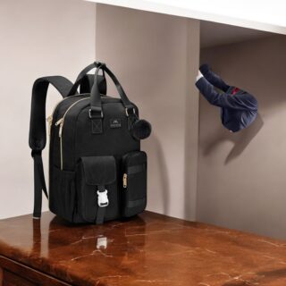 Γυναικείο Σακίδιο πλάτης 15,6″ Laptop 30L Matein 1429 μαύρο