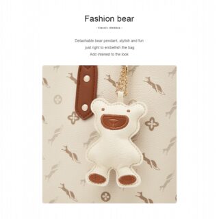 Δερμάτινη Γυναικεία Τσάντα PVC Shopper ‘Ωμου Foxer 900535F μπέζ/καφέ