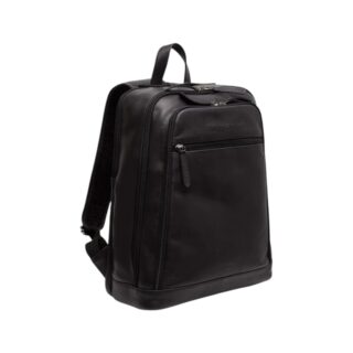 Chesterfield Detroit Δερμάτινο Σακίδιο Πλάτης Μαύρο