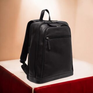 Chesterfield Detroit Δερμάτινο Σακίδιο Πλάτης Μαύρο