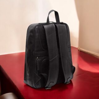 Chesterfield Detroit Δερμάτινο Σακίδιο Πλάτης Μαύρο