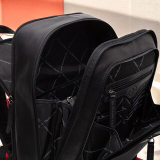 Chesterfield Detroit Δερμάτινο Σακίδιο Πλάτης Μαύρο