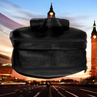 The Chesterfield Brand Dex Δερμάτινο Σακίδιο Πλάτης Μαύρο 22L 15.6