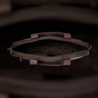 Chesterfield Calvi C40.1033-024 Δερμάτινη Τσάντα Laptop Καφέ